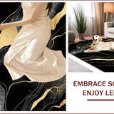 Geometric Black Gold Elegance(Black)