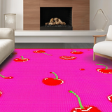 Charming Retro Tufted Motif(Pink)