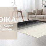 Abstract Gradient Striped Floor Decor(Gray)