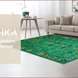 Elegant Vintage Ethnic Arrangement(Green)