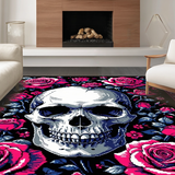 Gothic Floral Skull Aesthetic(Red)