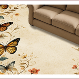 Modern Vintage Non Slip Throw(Beige)