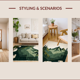 Vintage Cabin Scenic(Gray)