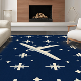 Dynamic Geometric Playful Motif(Blue)