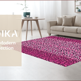 Ultra Soft Area Rug, Non Slip, Stain Resistant, Washable Area Rugs for Living Room, Bedroom, Vibrant Pink Leopard Print Girls Bedroom Rug(Pink)