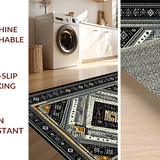 Artful Black and White Tiled Aesthetic(Black)