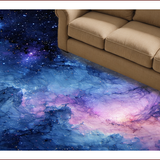 Celestial Glittering Nightscape Motif(Blue)