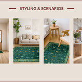 Artful Insect Flora Motif(Green)