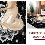 Artistic Monochrome Circular Design(Black)