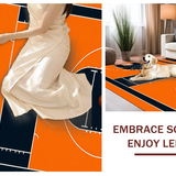 Lively Sports Inspired Decorative Element(Orange)