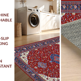 Bold Color Blocked Geometric Artistry(Red)