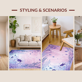 Radiant Color Splash Seascape(Purple)
