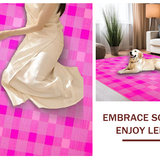 Adorable Fluffy Tiled Look(Pink)