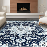Transitional Tiled Design with Character(Blue)