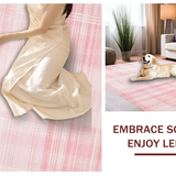 Minimalist Shaggy Pink Elegance(Pink)