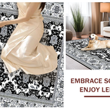 Stylish Abstract Symmetrical Motif(Black)