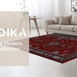 Elegant Symmetrical Geometric Arrangement(Red)