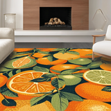 Vibrant Patterned Mat(Orange)