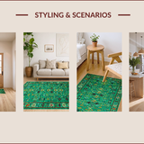Elegant Vintage Ethnic Arrangement(Green)