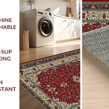 Chic Minimalist Ogee Style Contrast(Red)
