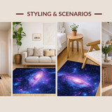 Lively Interstellar Graphic Impression(Purple)