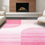 Minimalist Light Pink Brushstroke Motif(Pink)