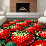 Vibrant Retro Strawberry Motif(Red)