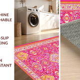 Artisan Crafted Color Block Design(Pink)