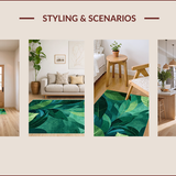 Modern Plush Nature Inspired Design(Green)