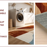 Modern Non Slip for Cozy Home Office(Beige)
