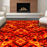 Exuberant Geometric Lava Influence(Red)