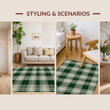 Chic Earth Tone Checkered Elegance(Green)