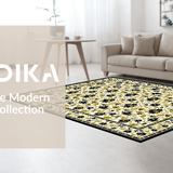 Stylish Black Floral Embellishment(Beige)