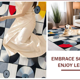 Contemporary Circular Patterned Motif(Gray)