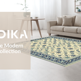 Transitional Floral Motif Elegance(Beige)