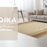 Sophisticated Neutral Herringbone Layout(Beige)