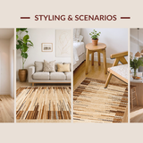 Luxe Rustic Charm Textural Appeal(Beige)