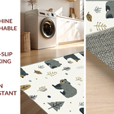 Rustic Earthy Toned Bear Theme(White)