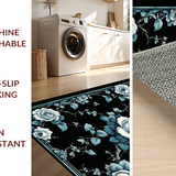 Striking Rose Patterned Sensation(Blue)