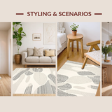Modern Whimsical Wave Motif(Beige)