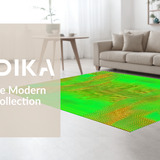 Abstract Colorful Vortex Illusion(Green)