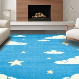 Adventurous Vintage Balloon Journey(Blue)