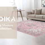 Rustic Modern Floral Whimsy Style(Pink)