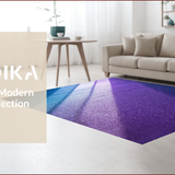 Modern Colorful Non Slip Kids(Blue)
