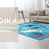 Aquatic Abstract Delight(Blue)