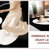 Elegant Circular Yin Yang Motif(Black)