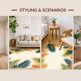 Vibrant Floral Coastal Charm(Beige)