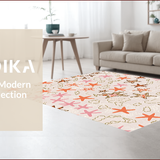 Ultra Soft Area Rug, Non Slip, Stain Resistant, Washable Area Rugs for Living Room, Bedroom, Cute Plush Cowgirl Bathroom Rug(Pink) - ODIKA