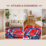 Charming Humorous Floral Design(Red)