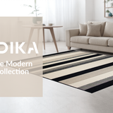 Modern Beige Black Symmetry(Beige)